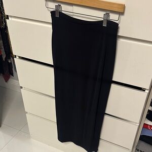 Ann Taylor Navy Blue Pencil Skirt with Back Slit